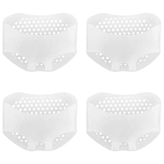 Sibba Bunion Corrector Toe Inserts Foot Pads 2 Pairs Gel Metatarsal Ball of Cushions Pressure Pain Relief Socks Sneaker High Heel Shoes Callus Protectors Sores Support Orthotics Sleeves (White)