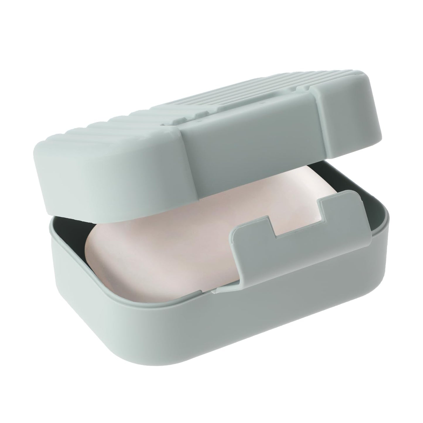 COMNICO Soap Holder Box Travel Portable Bar Soap Container Leakproof Soap Storage Case Plastic Soap Dish with Lid Cover for Shower Bathroom Kitchen Sink Camping Travel Hiking Outdoor Gym