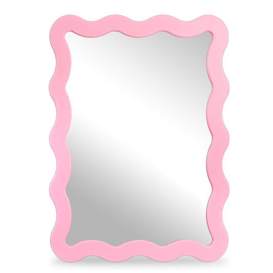 Wanmu Magnetic locker mirror, magnetic locker mirror, make-up mirror, 17.8 x 13.3 cm, small mirror for school locker, gym locker, office cabinets, bathroom, locker accessories