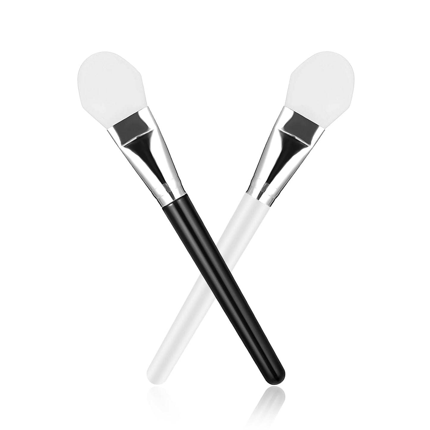 2 Pcs Silicone Face Mask Brush Applicator Face Mask Spatula Facial Mask Brush Skincare Applicator for Facial Mud, Clay Mask, DIY, Modeling Mask, Body Lotion
