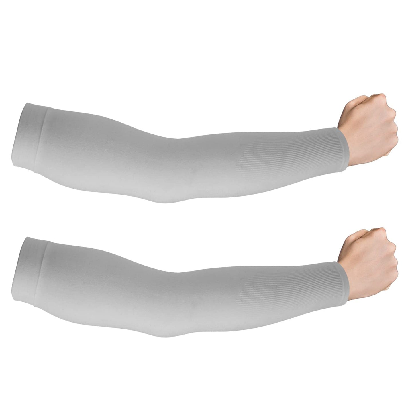 Sibba UV Sun Protection Arm Sleeves for Men Women, Tattoo Cover Up, Cooling Compression Sports Sleeve for Baseball Cycling Basketball(Black)