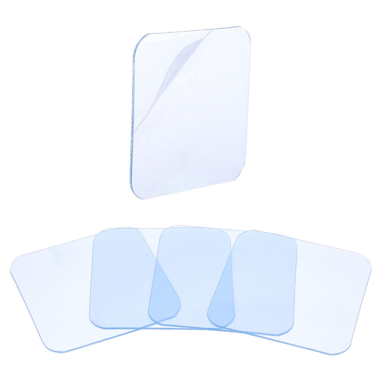 10pcs Clear Double Sided Adhesive Pads for Mounting Two Sided Precut Squares Tape Sticky Tack Waterproof Double Sided Sticker Tape for Wall Hanging DIY Craft Home Office Poster, 5.8 cm/2.28 inches