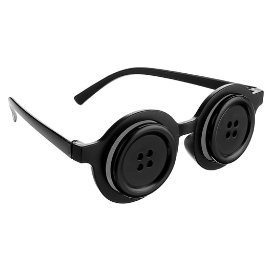 Sibba Halloween Glasses Plastic Sunglasses Picture Framing Supplies Dance Party Button Eyeglass Frame Costume Funny Props Atmosphere Novelty Favor Creative Shooting