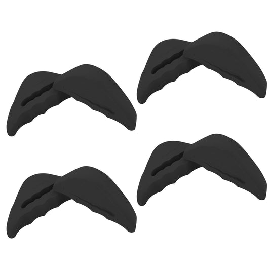 Sibba 4 Pairs Shoe Filler Insole, Adjustable Unisex Shoes Too Big Inserts, Reusable Shoes pad to Make Big Shoes Fit (Black)