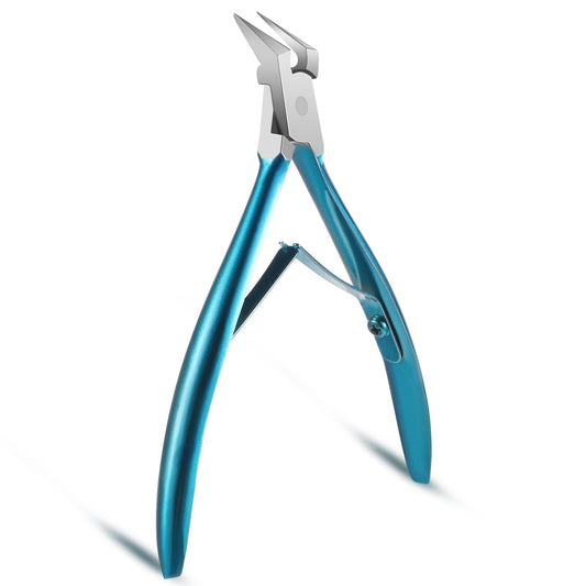 Wanmu Toenail Clippers Straight Blade for Thick Toenails, High Temperature Forging Stainless Steel Toe Nail Tools, Pointed Tip Ingrown Nail Clipper, Wide Jaw Toe Nail Cutter Pedicure Clippers