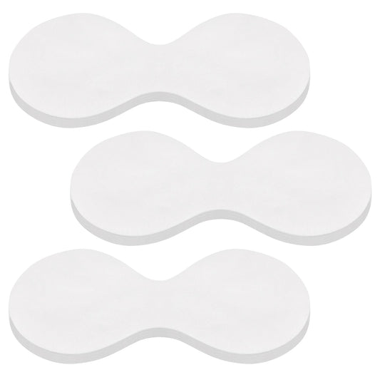 COMNICO 100PCS Disposable Eye Mask Paper Non Woven Eye Covers Cotton Eye Care Patches Pads Facial Skincare Spa Paper for Home Salon Beauty Tools