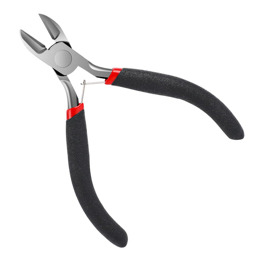 Wire Cutter Small Side Cutters for Crafts Precision Flush Cutters Diagonal Cutting Pliers Wire Clippers for Electrical Repair Jewelry Processing DIY Model Making Home Appliance Safe Lock