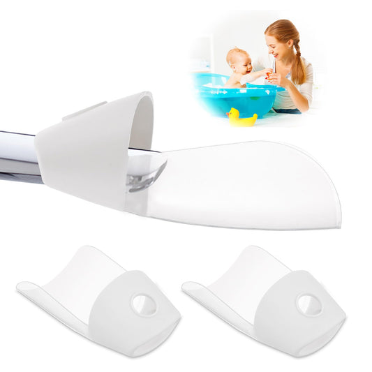 COMNICO 2 Pack Faucet Extender for Toddlers Bath Helper Universal Handle Extenders Promotes Hand Washing Bathroom Kitchen Sink Spout Tub Extender Hygiene Awareness Independence Kid bathroom Accessorie