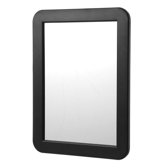 Wanmu Magnetic Locker Mirror, 5 x 7 Inches Real Glass Small Mirrors for School Locker, Bathroom, Household Refrigerator, Locker Accessory, Office Cabinets, Home (Black)