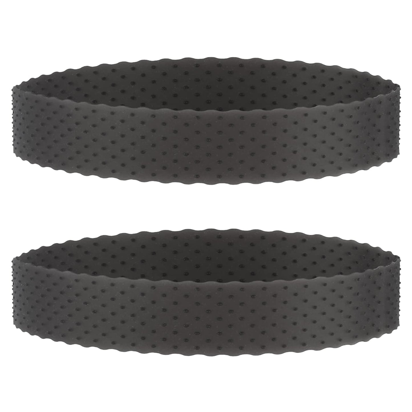 Sibba 2Pcs Transparent Silicone Wig Grip Strong Hold Wig Band Non Slip Wig Grip Headband For Women Keep Wig In Place Hairband Wig Gripper Caps (Black)