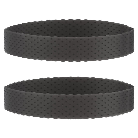Sibba 2Pcs Transparent Silicone Wig Grip Strong Hold Wig Band Non Slip Wig Grip Headband For Women Keep Wig In Place Hairband Wig Gripper Caps (Black)