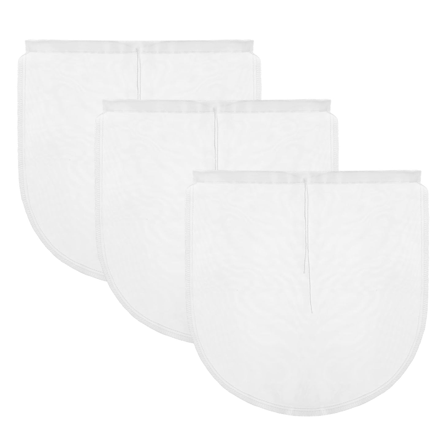 COMNICO Cheese Bags, Nylon Reusable Fine Mesh Cheesecloth Strainer Nut Tea Beer Juice Filter Cloth for Cold Brew Coffee Yogurt Almond Soy Oat Milk (3, 33 × 33 cm)