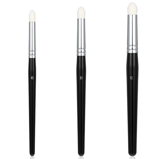 Wanmu Drybrush Set 3 Pcs in 3 Sizes Hobby Detail Paint Brush Set Drybrush Miniature Paint Brushes Professional Art and Advanced Acrylic Paint Brushes for Miniature Watercolor Oil Painting Model Paint