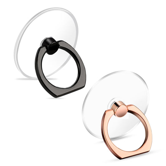 Socket Phone Case Grip Rings Holder 2 PCS Cute Finger Kickstand Cellphone Attachment Stand Folding Rotatable Universal Devices Support Single Hand Operation Accessories(Multicolor)