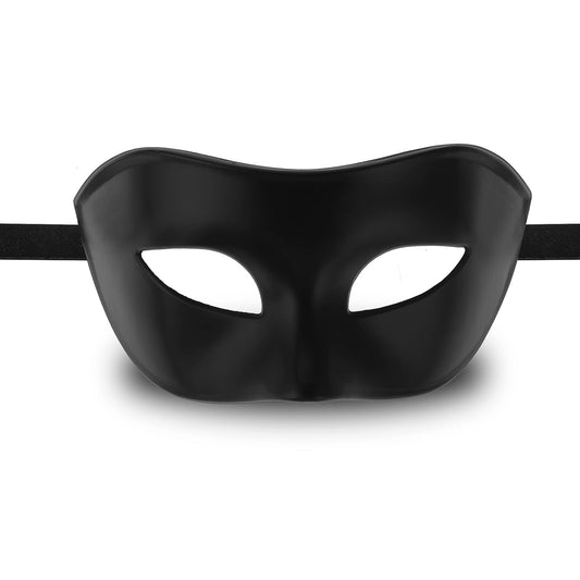 Sibba Masquerade Mask Men Venetian Party Ball Masks Vintage Halloween Costume Mardi Gras Mask Christmas for Fancy Dress Cosplay Proms Carnival Festival Christmas Accessory (Black)