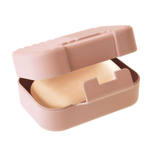 COMNICO Soap Holder Box Travel Portable Bar Soap Container Leakproof Soap Storage Case Plastic Soap Dish with Lid Cover for Shower Bathroom Kitchen Sink Camping Travel Hiking Outdoor Gym