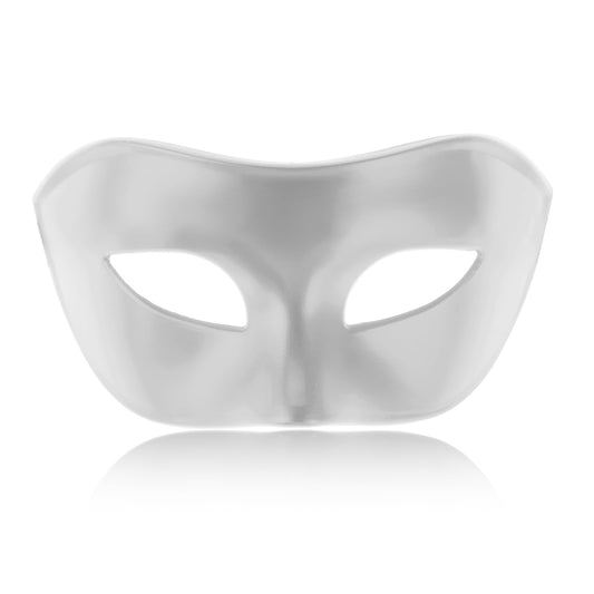 Sibba Masquerade Mask Venetian Party Ball Masks Carnival Halloween Costume Eyemask Masked Ball Fancy Proms Party Mardi Gras Silver Mask for Women and Men Christmas Cosplay Accessory (Bright Silver)