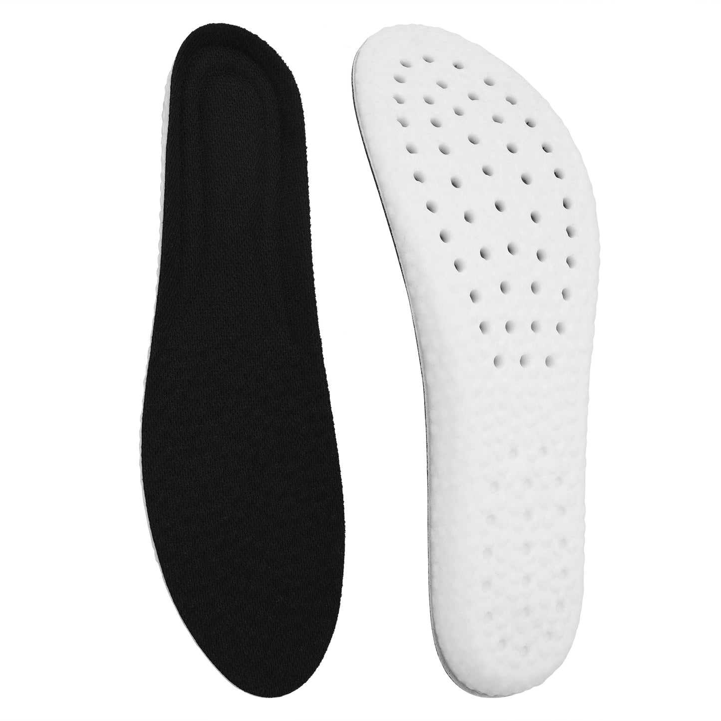 WLLHYF 1 Pair Memory Foam Shoe Insoles Cropable Cushioning Sports Insoles Arch Support Shock Absorption Inserts Soft Replacement Insoles for Men Women W: UK 3-6 I M: UK 5-7
