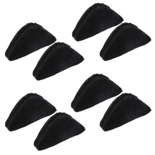 Wanmu 4 Pairs Shoe Filler, Adjustable Sponge Toe Filler Pads, Reusable Shoe Inserts Fitters, Soft Breathable Big Toe Plug Foot Brace for Women Girls High Heel Men Shoes Too Big(Black)