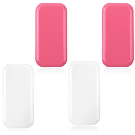 COMNICO 4PCS Silicone Lash Pads Reusable False Eyelash Holder Pallet for Eyelash Extensions Loose Lash Sticky Washable Grafting Gasket Pallet Tools for Women and Lash Extension Supplies Tools