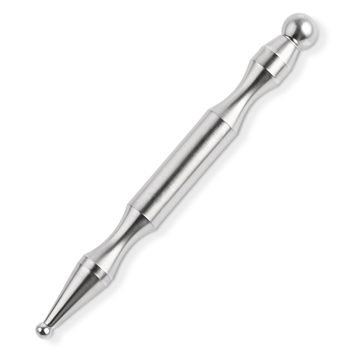 COMNICO Acupuncture Pen, Stainless Steel Manual Acupuncture Pen Facial Reflexology Tools Deep Tissue Massage Tool Trigger Point Massager