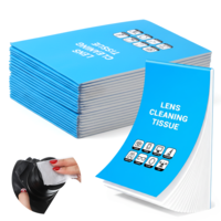 1000 Sheets Lens Cleaning Tissue Paper Disposable Camera Lens Cleaning Papers Wood Pulp Lint-Free Wipes Premium Lense Paper for Camera Lenses Microscopes Computer Screens Magnifiers Glasses 20Booklets