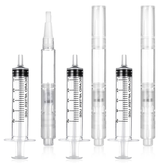 Sibba 6 PCS Refillable Touch Up Paint Brushes 3ml Fillable Touch up Paint Pen Precise Application Brush Pens Tool for Drywall Walls, Furniture, Cabinets, Window, Floor, Stains Scratches Repair
