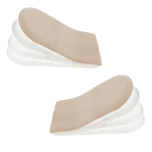 COMNICO Adjustable Orthopedic Heel Lift Inserts, 4-Layer Stackable Gel Height Increase Insoles Shoe Lifts for Women Men Uneven Leg Length Discrepancies Heel Spurs Sports Injuries Achilles Tendonitis