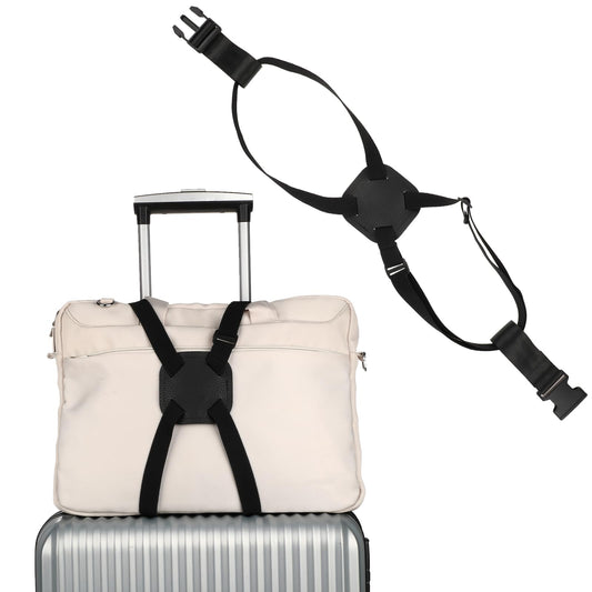 COMNICO High Elastic Luggage Straps Adjustable Carry on Travel Suitcase Belt Add a Bag Bungee Connector Straps for Suitcases Buckles Multifunction Suitcase Accessories Trolley Hold Attachment