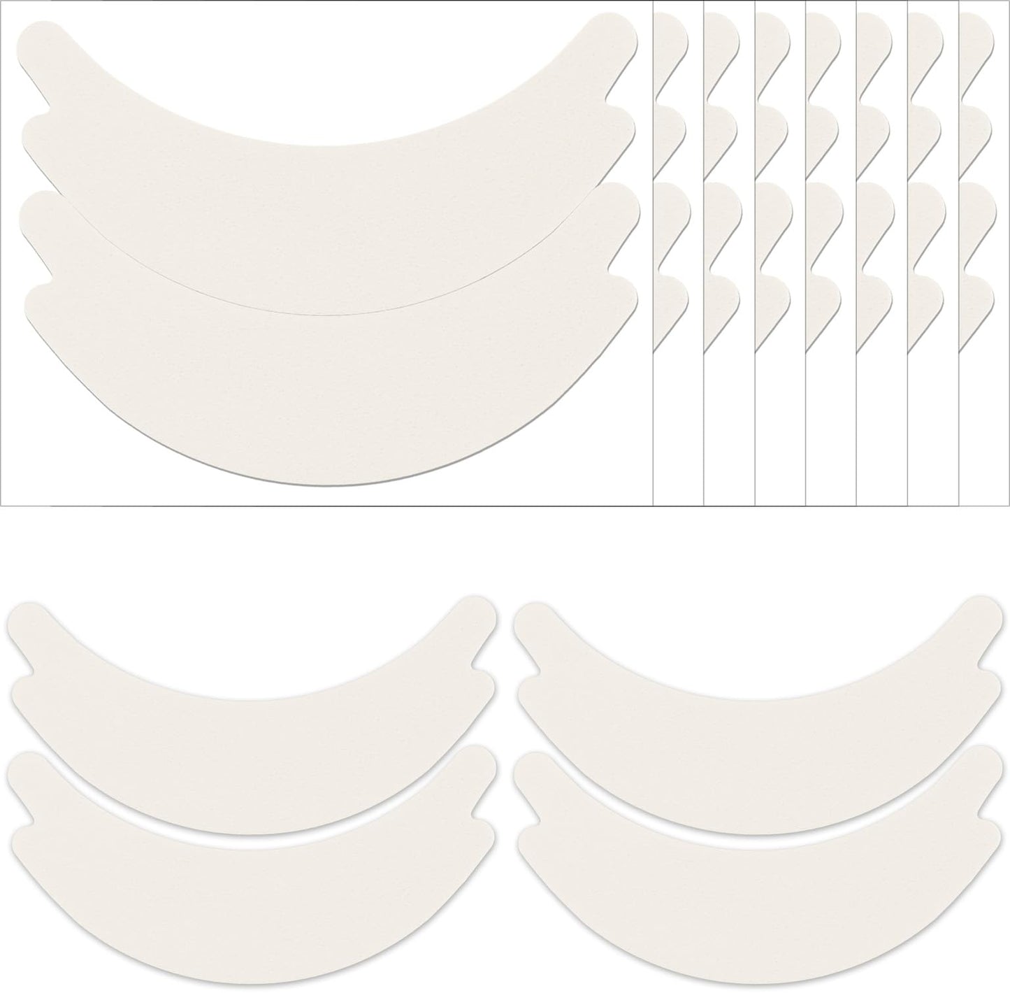 200 PCS Foam Eye Pads for Lash Extensions Lint Free Sticky Lash Lift Pads Waterproof Eyelash Tapes Eyelash Extension Supplies Soft Under Eye Pads Fit Most Eye Shape