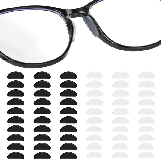 Adhesive Nose Pad Gjinxi Eyeglass Nose Pads Stick On Silicone Air Chamber Eyeglass Nosepads 30 Pcs Glasses Replacement Anti Slip Nosepads for Eyeglass Glasses Sunglasses