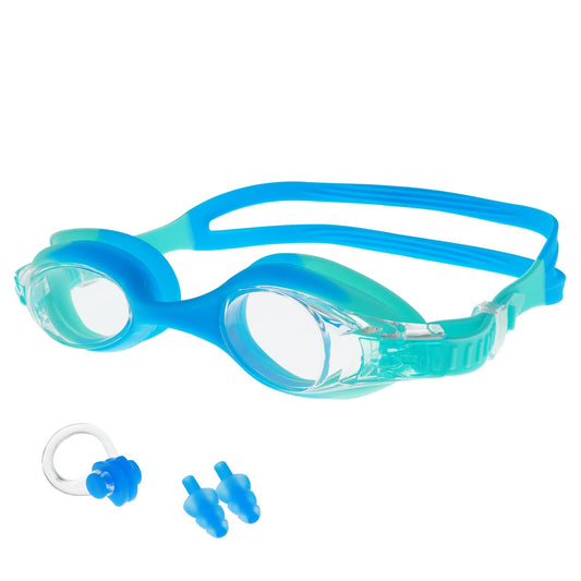 Sibba Kids Swimming Goggles, Swimming Goggles with Travel Bag, Anti Fog No Leaking Goggles for Boys Girls Age 3-14 Years Old