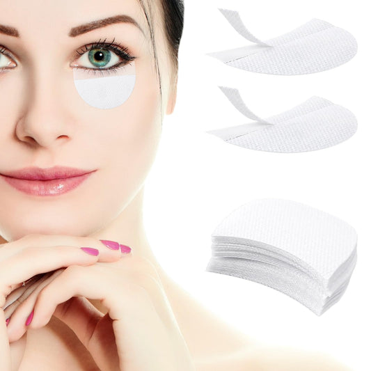150 Pcs Eyeshadow Shields Stencil Preventing Makeup Residue Lint Free Under Eye Lint Free Gel Pad Professional Eyelash Extensions Patches for Lip Cosmetic Eyeliner