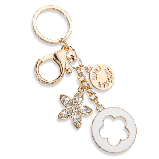 Wanmu Flower Key Chains, Purse Charms for Handbags, Bluetooth Headset Pendant, Purse Charms for Handbags Designer (White, White, One size