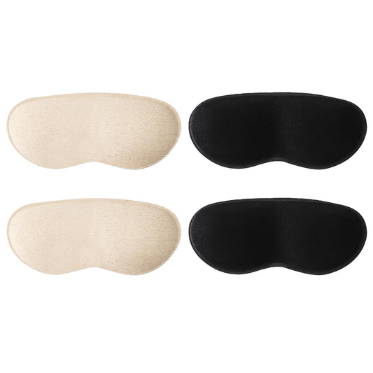 Sibba Heel Grips for Men and Women, 2 Pairs Self-Adhesive Heel Cushion Inserts, Heel Protectors Cushions Prevent Too Big Shoe from Heel Slipping, Blisters, Filler for Loose Shoe Fit(Nude)