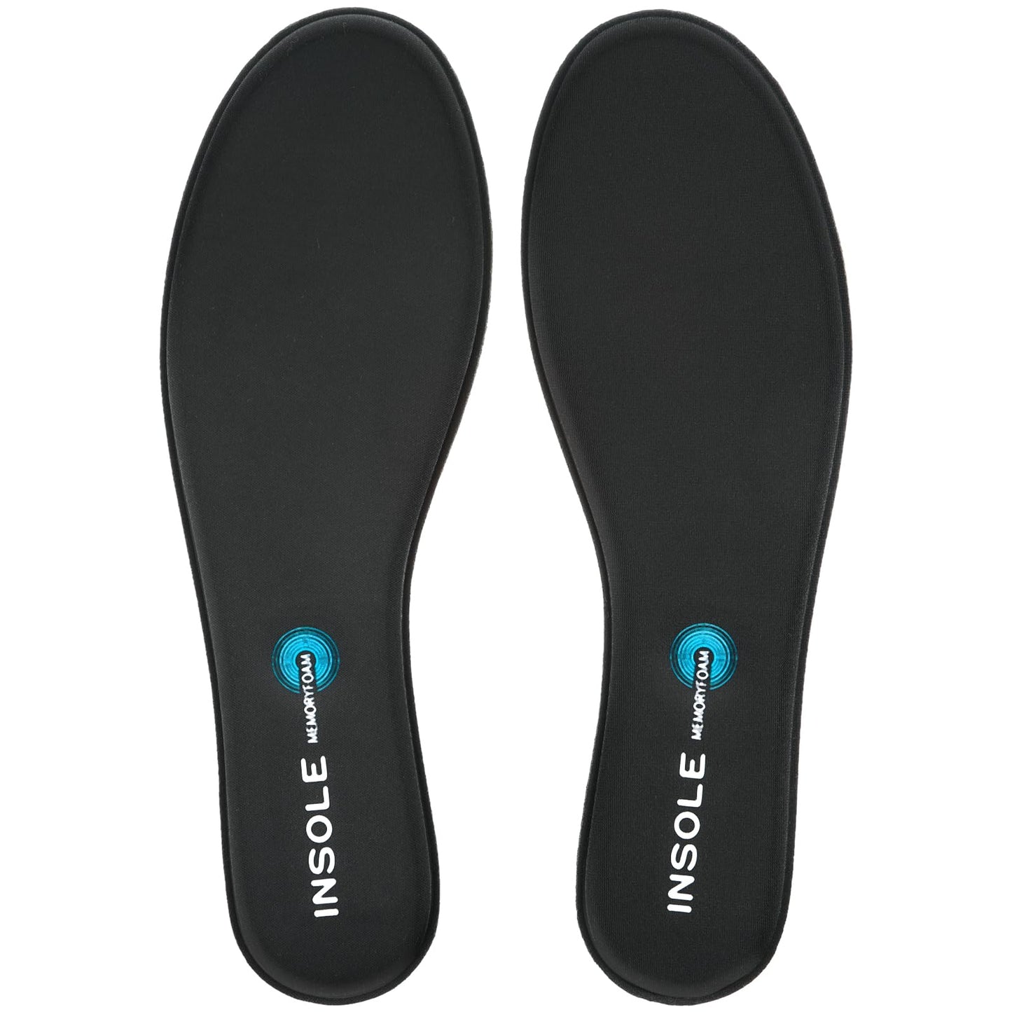 COMNICO 1Pair Memory Foam Insoles, Breathable Comfort Inserts Replacement Sneaker Inserts Shock Absorption Insoles for Men Women Sports Shoes Boots Foot Pain Relief (S)