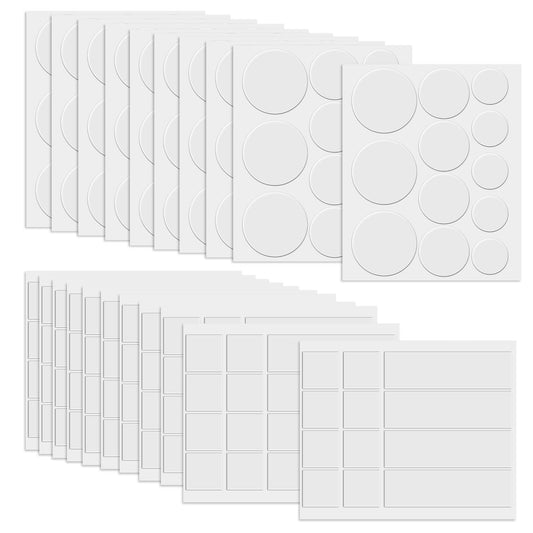 Dimeho 96 Pcs Double Sided Tape for Wall, Heavy Duty Removable dots No-Trace Adhesive Round Dots Clear Sticky Tape for Art Craft Poster Balloon Home Decoration, Party Supplies