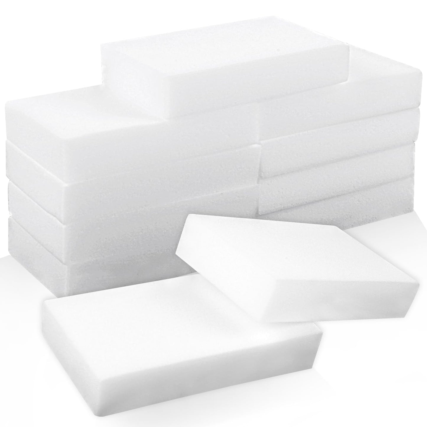 COMNICO Magic Eraser Sponge 10 Pack Cleaning Supplies Scrub Dish Dust Products Cleaner Professional Commercial Scrub Sponge for Kitchen Bathroom Bathtub Toilet Sink Furniture Floor Wall