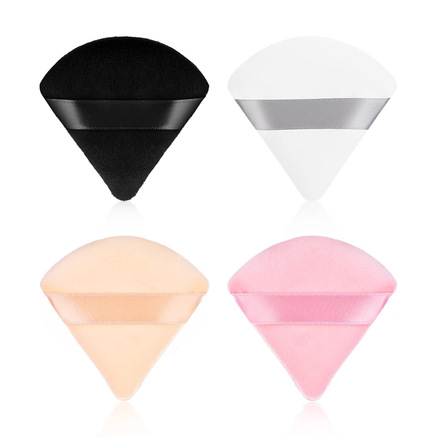 Sibba Powder Puff Face Makeup Loose Foundation Cosmetic Sponge Wet and Dry Pads Cotton Cushion Liquid Primer Setting Eye Piece Brushes Beauty Contour Press Blush Blender