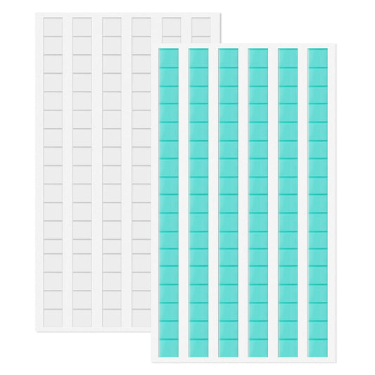 Sibba 204 Pcs Adhesive Sticky Tack Putty, Removable Poster Putty, Multipurpose Mounting Putty, Reusable Wall Safe Tack Putty for Hanging Things Pictures (Green+White)