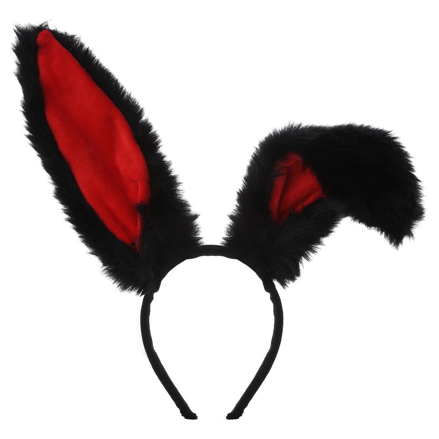 Bunny Ears Headband Cute Rabbit Ears Hairband Animal Headpiece Makeup Head Band Cosplay Costumes Accessories Party Holiday Birthday Decoration for Women Girls