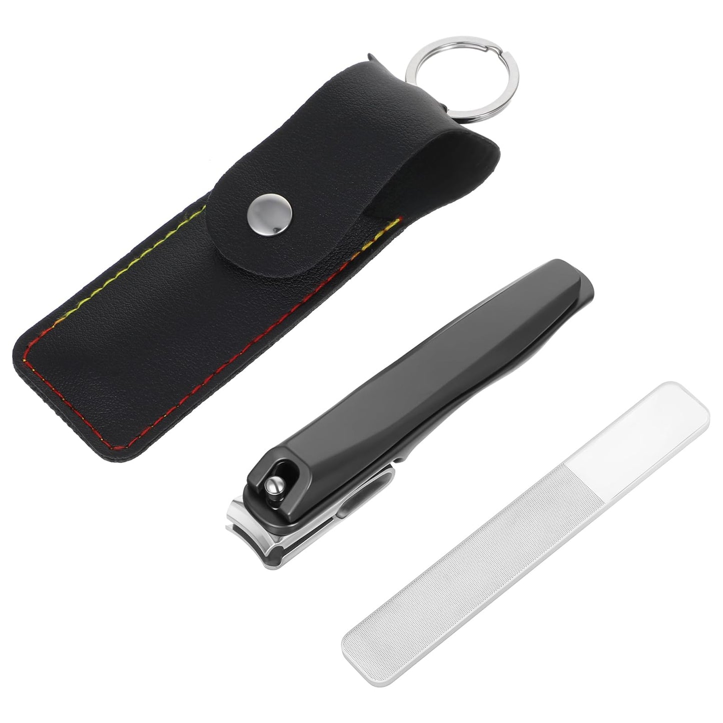 360 Degree Flexibility: Say goodbye to awkward twists! Our toenail clippers feature a 360-degree rotating head, the clipper allowing you to easily find the perfect trimming angle for a comfortable nai
