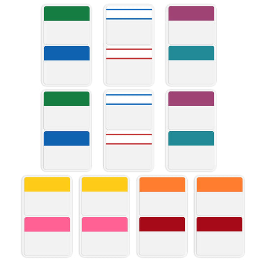 Dimeho 500 Pieces Sticky Index Tabs 2 Inch Book Tabs Colored Page Markers Labels Self Adhesive Page Markers Labels Writable File Flags Tabs for Reading Notes Books Classify Files
