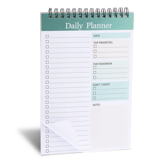 Sibba Tear Off to-Do Pad, 35 Sheets Daily Planning System, 8.1" x 5.1" Planning Pad Checklist, Undated Checklist Notepad Organizer with Perforated Sheets for Work and Personal Organized