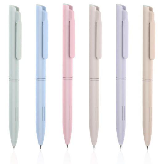 Sibba 6Pcs Pastel Gel Pens, Colored Gel Pens, Retractable Quick Dry Ink Pen Fine Point 0.5mm Smooth Writing Pen for School Supplies Journaling Notetaking Drawing Stationery