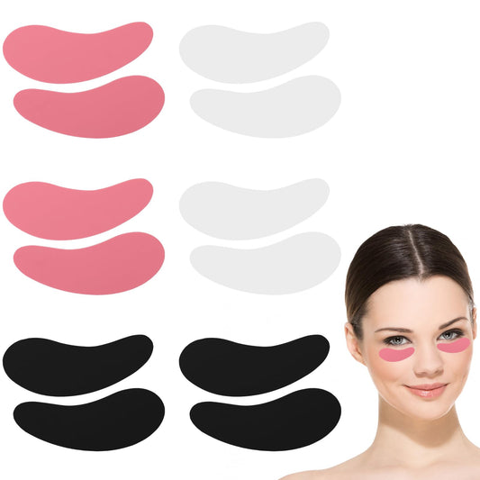 COMNICO 12pcs Reusable Under Eye Patchs Topical Eye Gel Pads for Dark Circles and Puffy Eyes Under Eye Mask Patches Reduce Wrinkles and Fine Lines Eye Bags for Skin Eye Puffiness Care Accessories