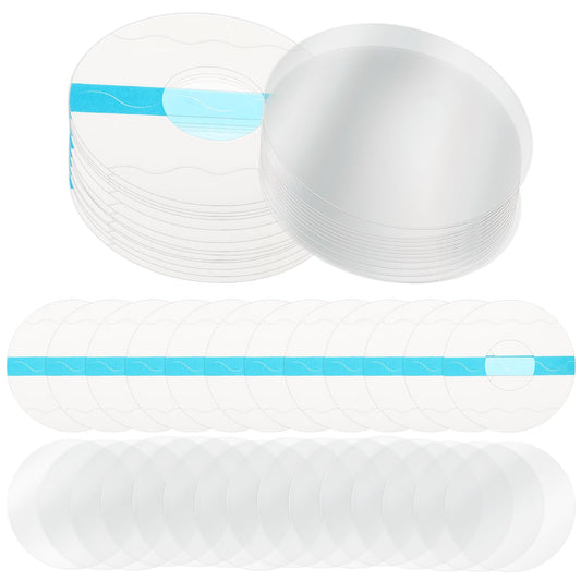 30 Pack Latex-Free Glucose Sensor Covers Medical Adhesive Patches for Precut CGM Tape with No Glue on The Center Waterproof and Strong Stick for Long Stay