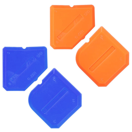Wanmu 4PCS Caulking Tool Set Silicone Sealant Grout Finishing Tool Sealant Finishing Tool for Bathroom Living Room Kitchen Balcony Floor