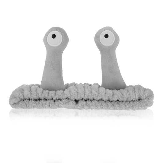 Snail Headband for Washing Face, Face Wash Headband, Spa Hair Bands Makeup Headbands Women Cartoon Cute Coral Fleece Elastic Headband Creative Hair Accessories for Face Shower Sports Beauty Skincare