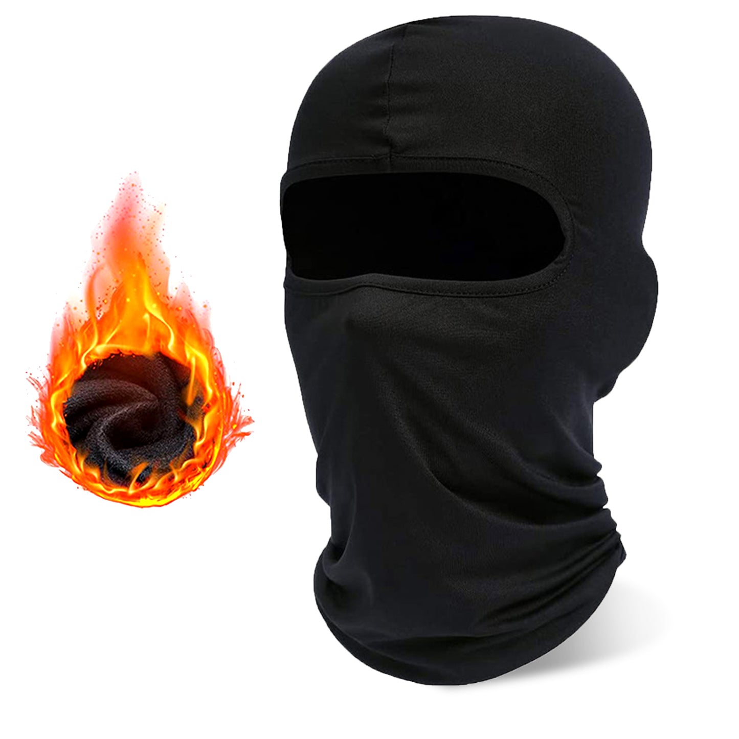 Molain Ski Mask Balaclava Football Costume Full Face Head Covers Skull Sun Protection Windproof Sports Long Scarf Headwear Winter Hat Covering Protective Clothing Halloween Men (Thick warmth)